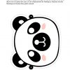 Masque De Panda - Momes à Masque À Imprimer Animaux