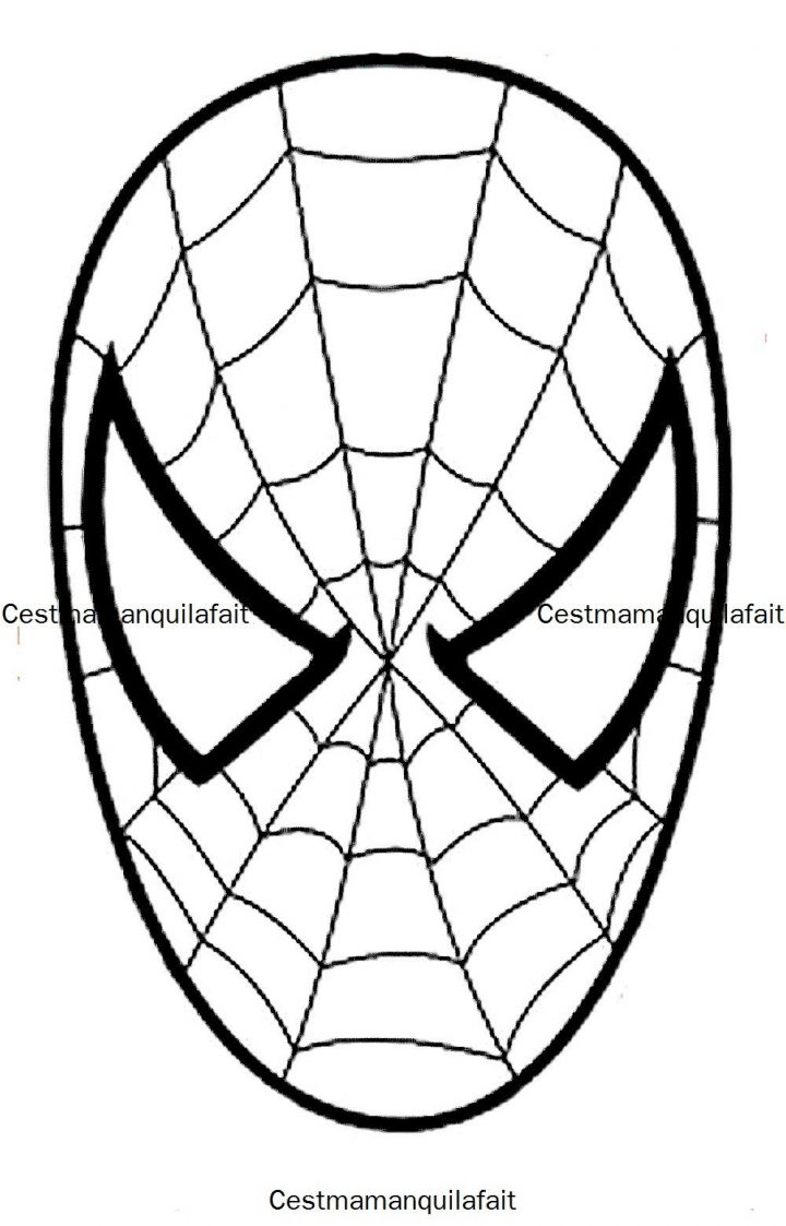 Masque De Spiderman … | Coloriage Spiderman, Spiderman concernant Tete Spiderman A Imprimer