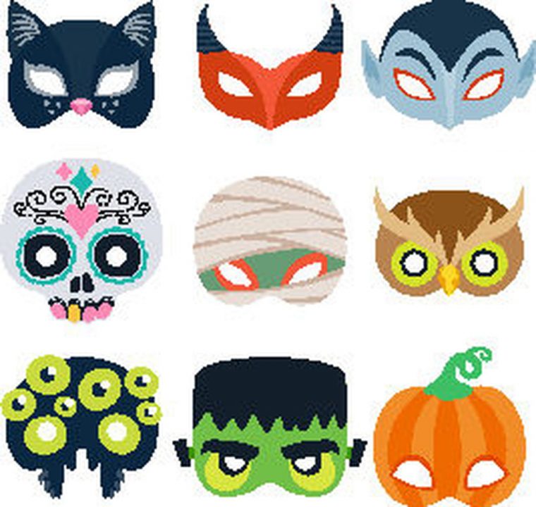 Masque D'halloween : Idées Et Conseils Pour Le Fabriquer avec Dessin D Halloween Facile A Dessiner