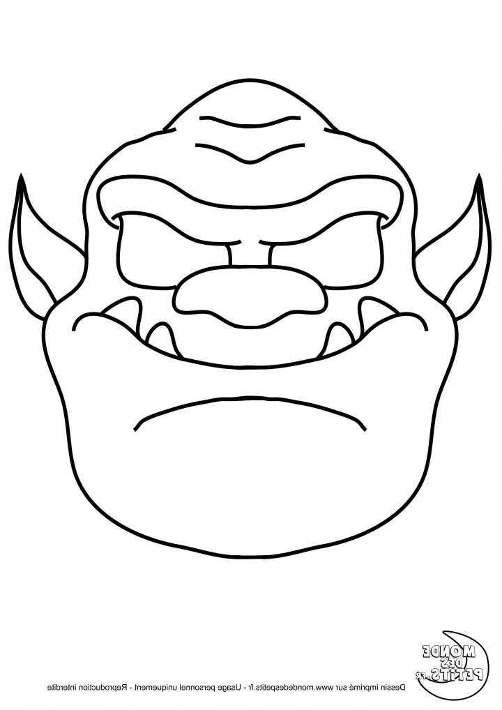 Masque Halloween Coloriage . 12 Vivant Masque Halloween pour Masque Loup A Colorier