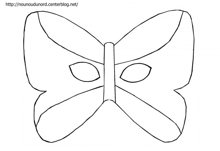 Masque Papillon À Imprimer dedans Activités Maternelle À Imprimer