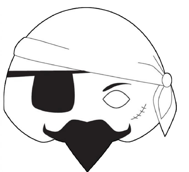 Masque Pirate A Colorier Découpage A Imprimer concernant Découpage Gratuit À Imprimer