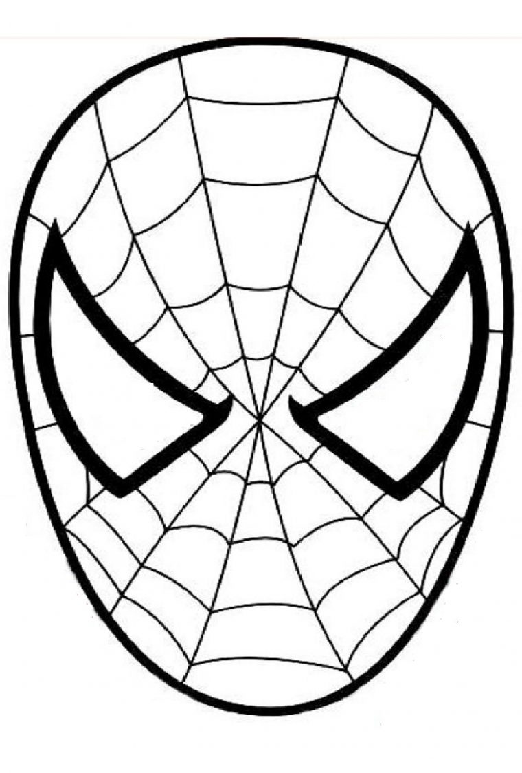 Masque Spiderman A Colorier Découpage A Imprimer à Masque Enfant A Colorier