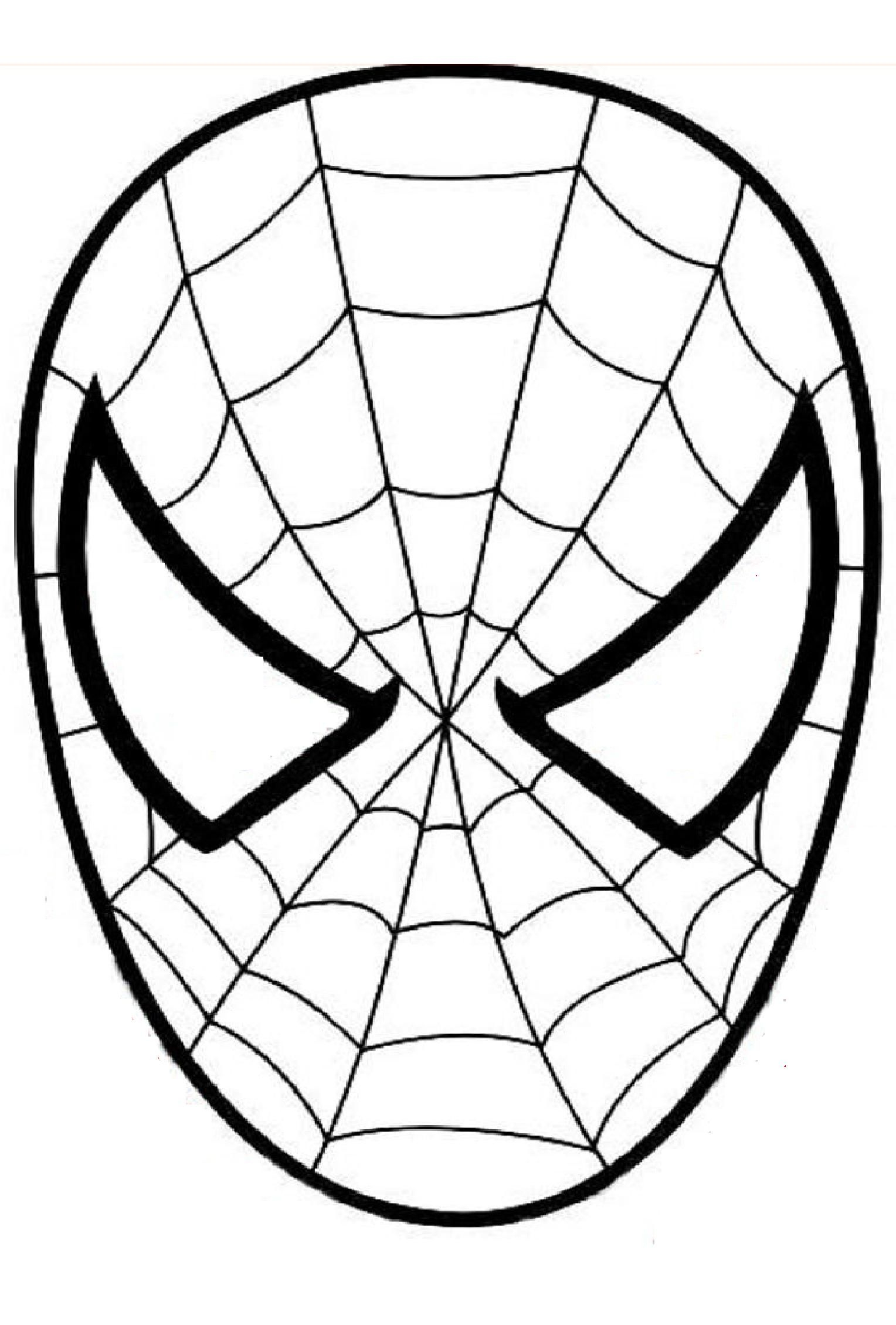 Masque Spiderman A Colorier Découpage A Imprimer | Coloriage dedans Tete Spiderman A Imprimer