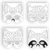 Masques À Fabriquer - Animaux De La Forêt - Little Marmaille à Masque À Imprimer Animaux