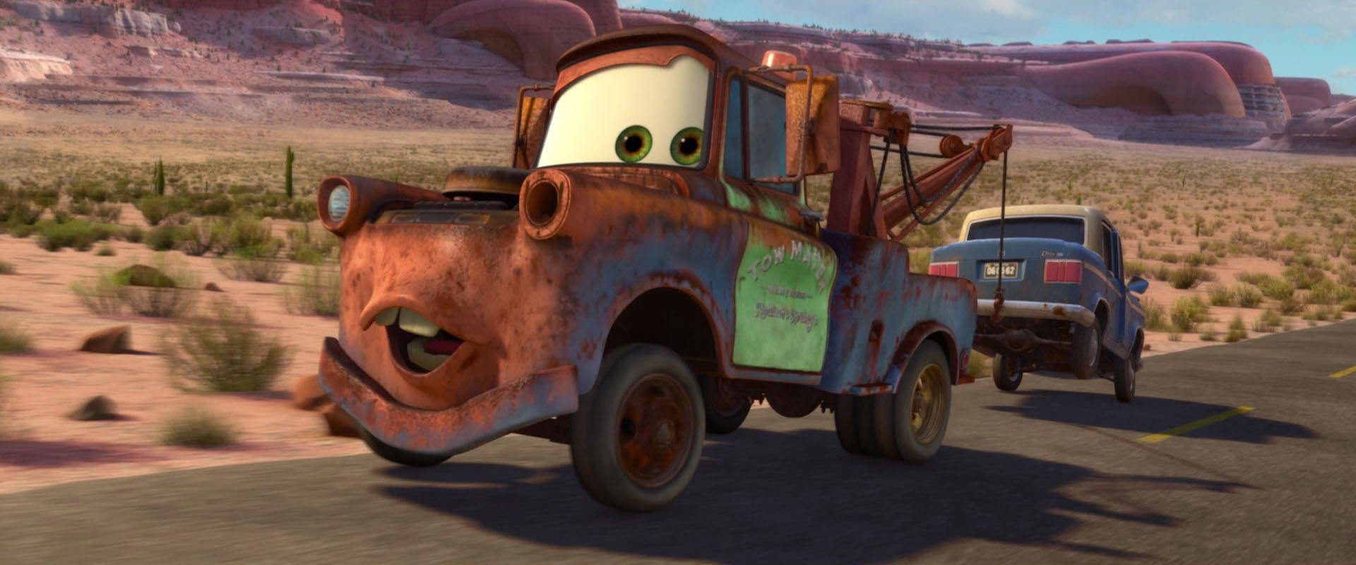 Mater, Character From “Cars”. | Pixar-Planet.fr concernant Flash Mcqueen Martin 