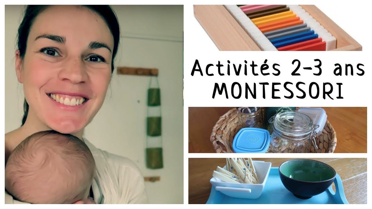 Matériel &amp; Activités Montessori 2-3 Ans: Ma Sélection ! dedans Activité Montessori 3 Ans