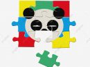Matériel De Puzzle Mignon Panda Couleur Pour Jouets Enfants intérieur Puzzle Gratuit Enfant