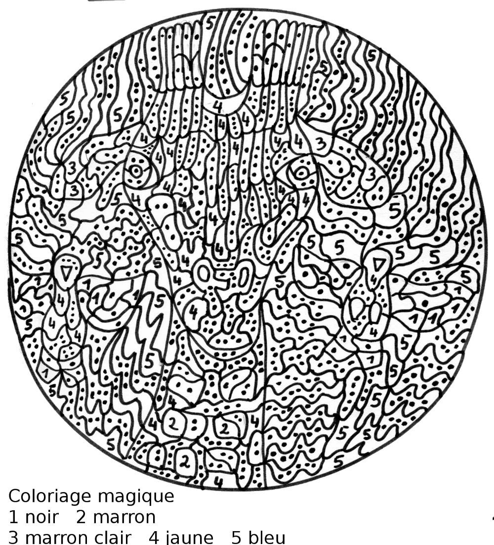 Maternelle: Coloriage Magique | Coloriage Magique, Coloriage avec Coloriage Magique Dur
