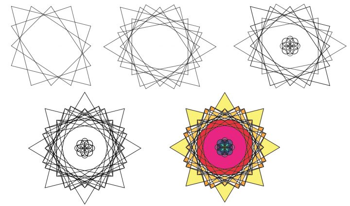 Mathadomicile : Rosaces (Créations) serapportantà Dessiner Une Rosace