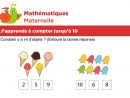 Mathématiques Fiche 3, J'apprends À Compter Jusqu'à 10 avec Apprendre A Compter Maternelle