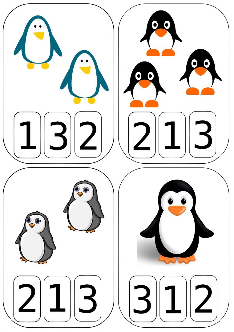 Maths Avec Les Pingouins | Jeux Éducatifs Maternelle intérieur Jeux Educatif Maternelle Moyenne Section