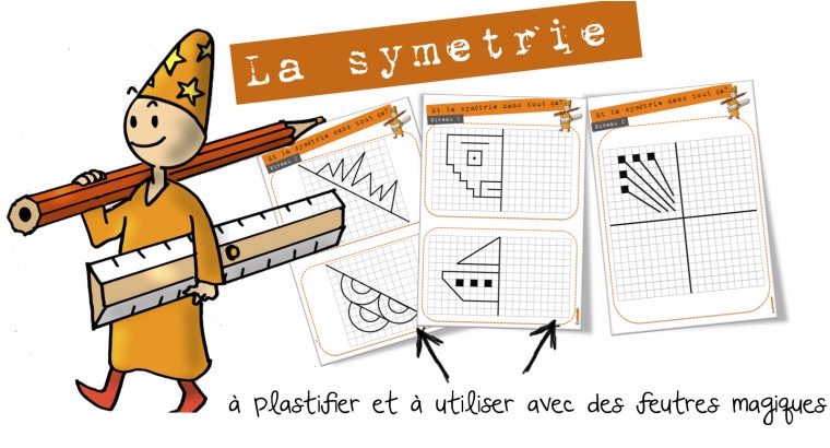 Maths Cycle3 : La Symétrie – Entrainement | Bout De Gomme intérieur Arts Visuels Symétrie