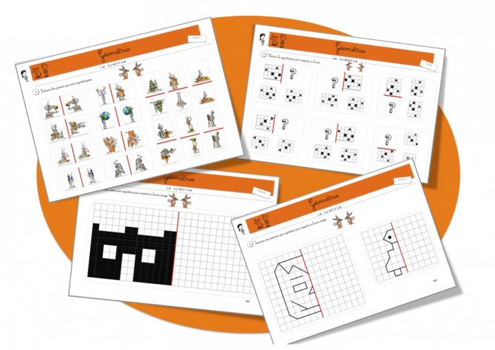 Maths: Géométrie: La Symétrie | Bout De Gomme avec Symétrie Quadrillage