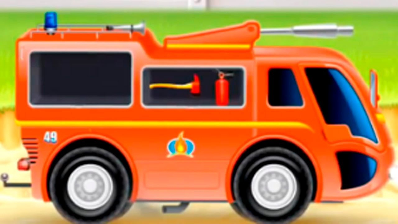 Mа Petite Voiture De Pompier: Dessin Animé Pour Les Enfants destiné Les Jeux Des Garçons De Voiture