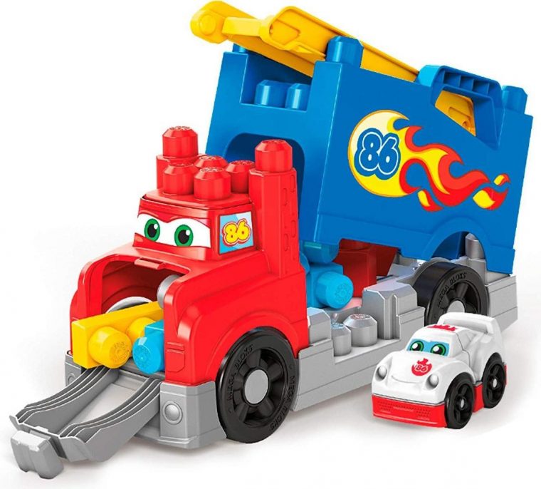 Mega Bloks Mon Camion De Course, Jeu De Voiture Et De Blocs tout Jeux Voiture Bebe