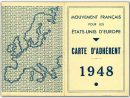 Membership Card For The French Movement For The United à Carte D Europe En Francais