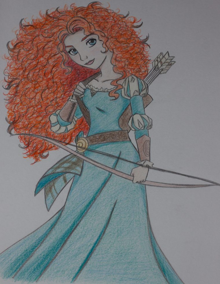 Merida (Rebelle) [Maj] | Les Trésors D'ayuna à Dessin De Rebelle