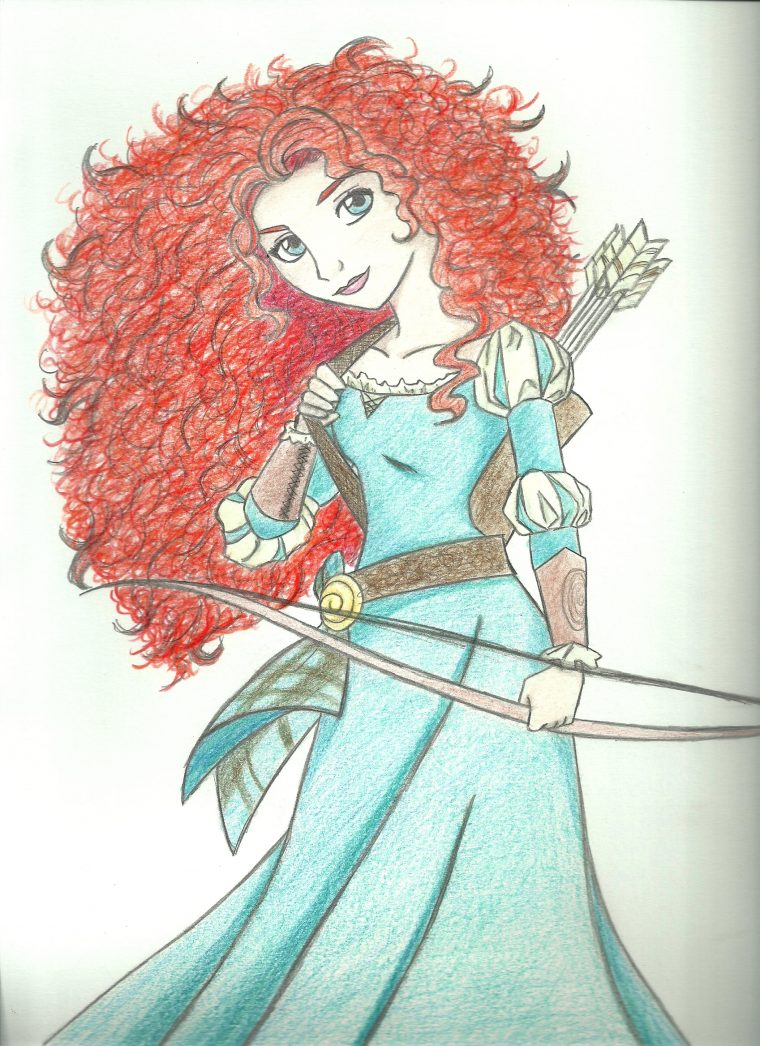 Merida (Rebelle) [Maj] | Les Trésors D'ayuna pour Dessin De Rebelle