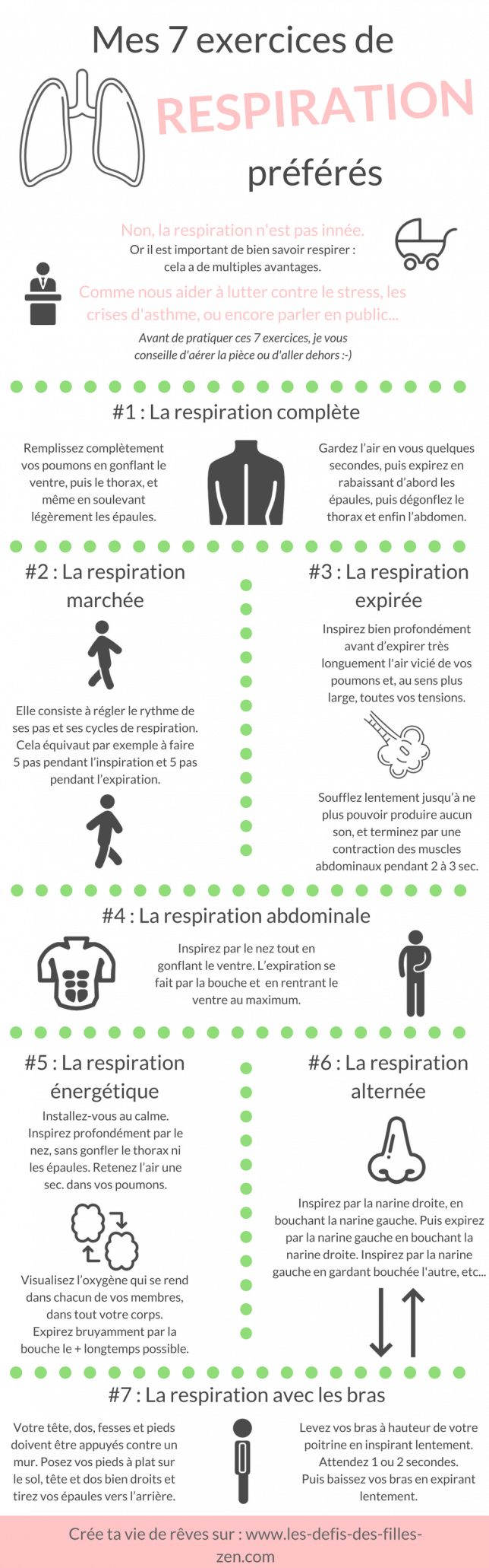 Mes 7 Exercices De Respiration Préférés | Les Defis Des à Exercice Ludique