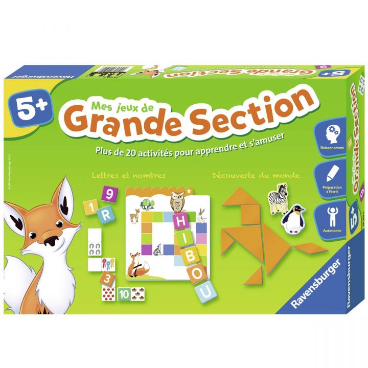 Mes Jeux De Grande Section – Jeux De Société Et Puzzles – La avec Jeux Maternelle Grande Section