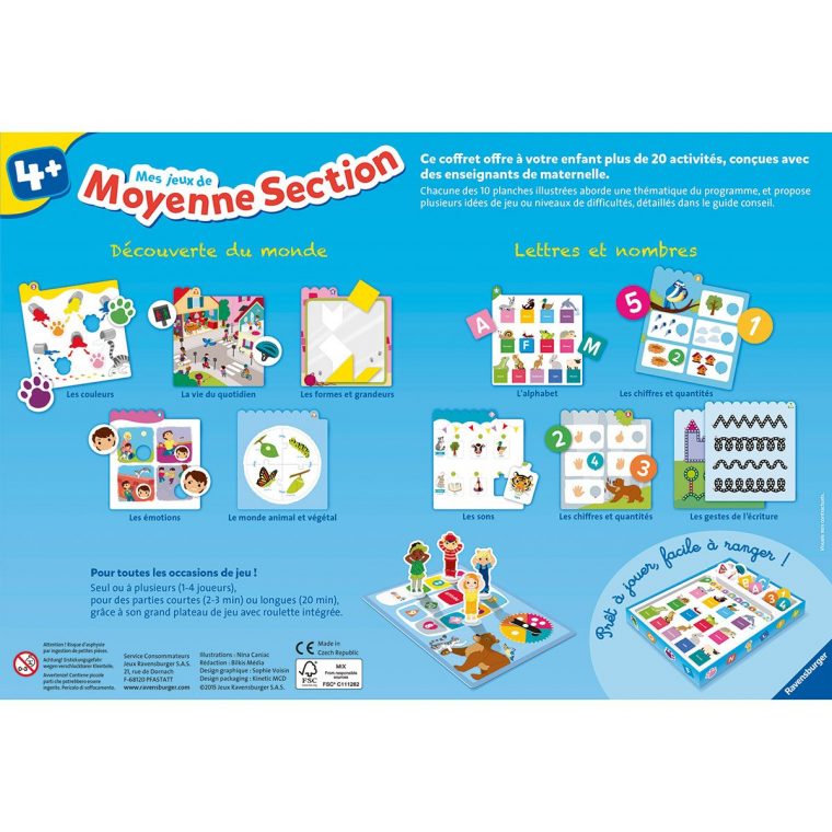 Mes Jeux De Moyenne Section – Jeux De Société Et Puzzles à Jeux Educatif Maternelle Moyenne Section