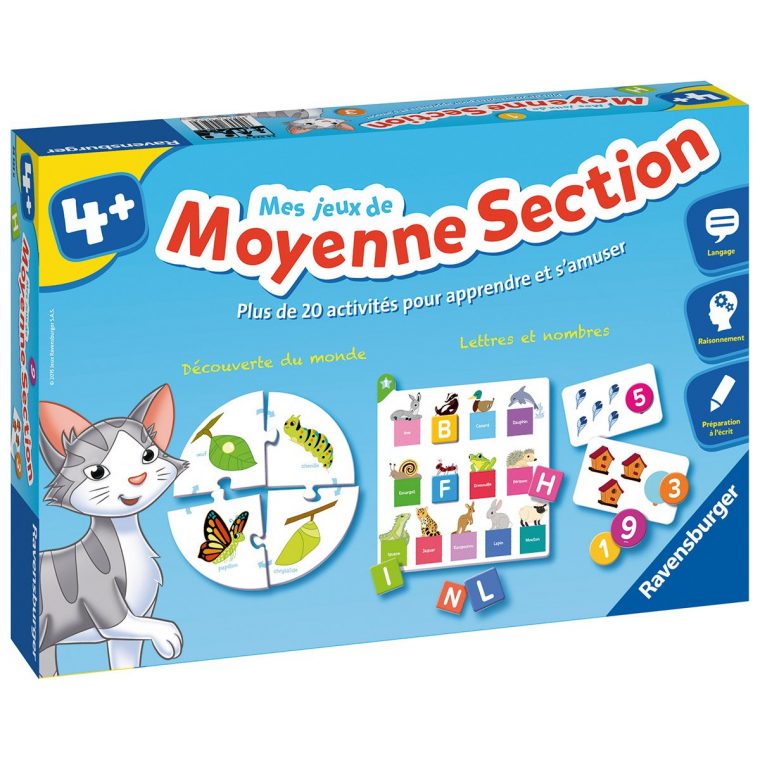 Mes Jeux De Moyenne Section – Jeux De Société Et Puzzles encequiconcerne Jeux Educatif Maternelle Moyenne Section