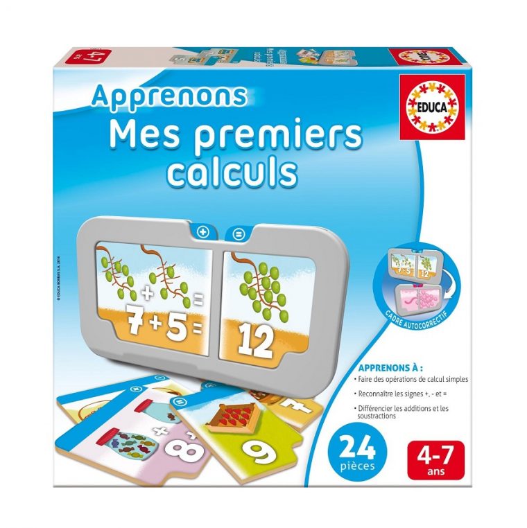 Mes Premiers Calculs Jeu Educa – Cavernedesjouets à Jeux Educatif 7 Ans