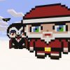 Minecraft Pixel Art - How To Make Kawaii Santa Claus destiné Pixel Art Pere Noel