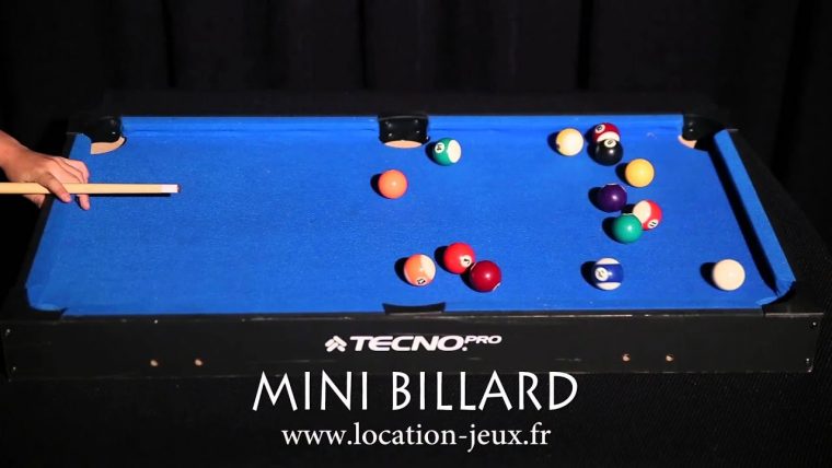 Mini Billard Américain De Table : Jeu En Location Pour Votre Fête tout Jeux De Biyare