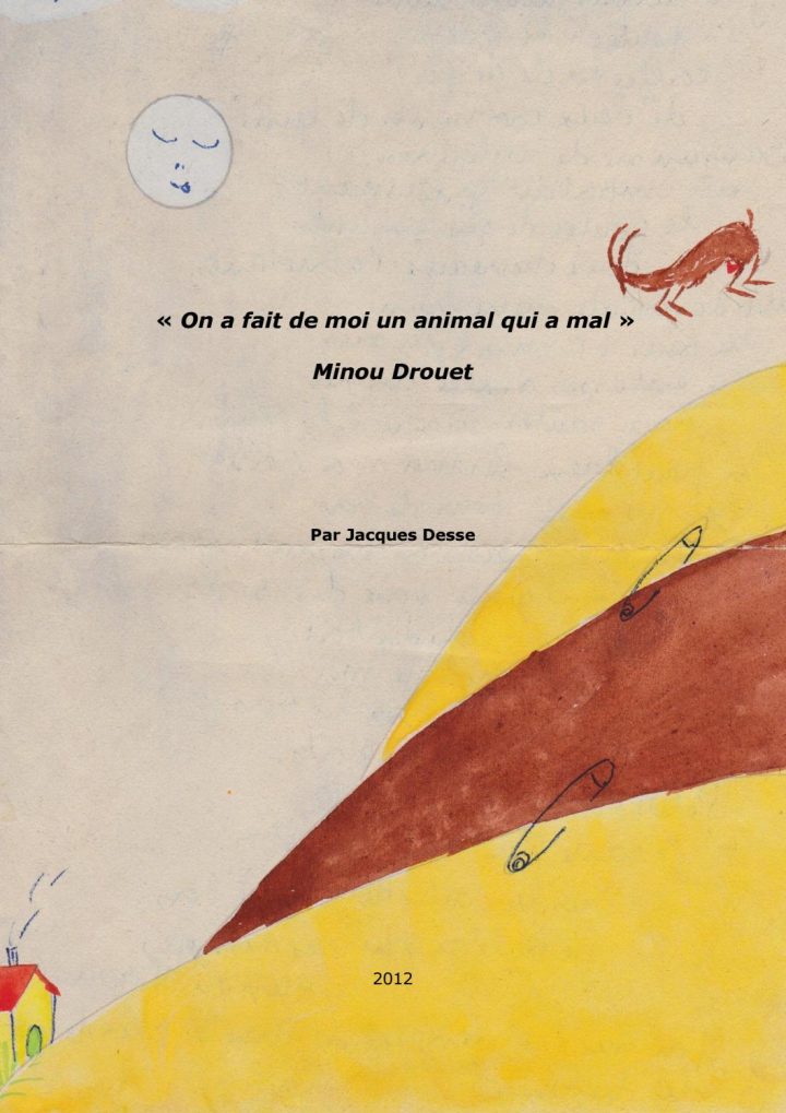 Minou Drouet : "on A Fait De Moi Un Animal Qui A Mal" By encequiconcerne Minou Dessin