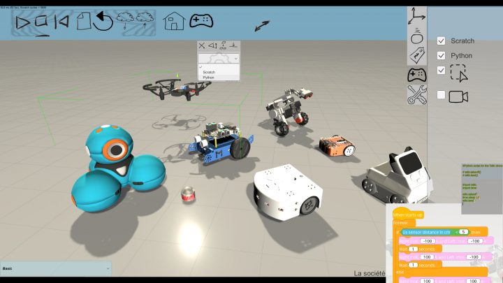 Miranda: Logiciel De Simulation Robot Éducatif Et Robotique pour Logiciel Éducatif En Ligne