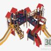 Modèle 3D Complexe De Jeux Pour Enfants (3701),наш Двор Max concernant Jeux Pour Enfan Gratuit