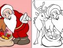 Modèles De Père Noël À Dessiner, Colorier Ou Découper avec Pere Noel A Imprimer Et A Decouper