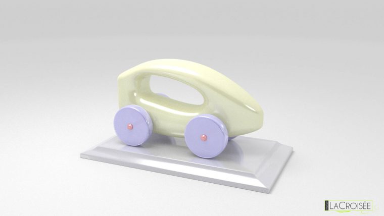 Modélisation Blender: Une Voiture Jouet En Bois Pour Bébé serapportantà Jouet Pour Voiture Bébé