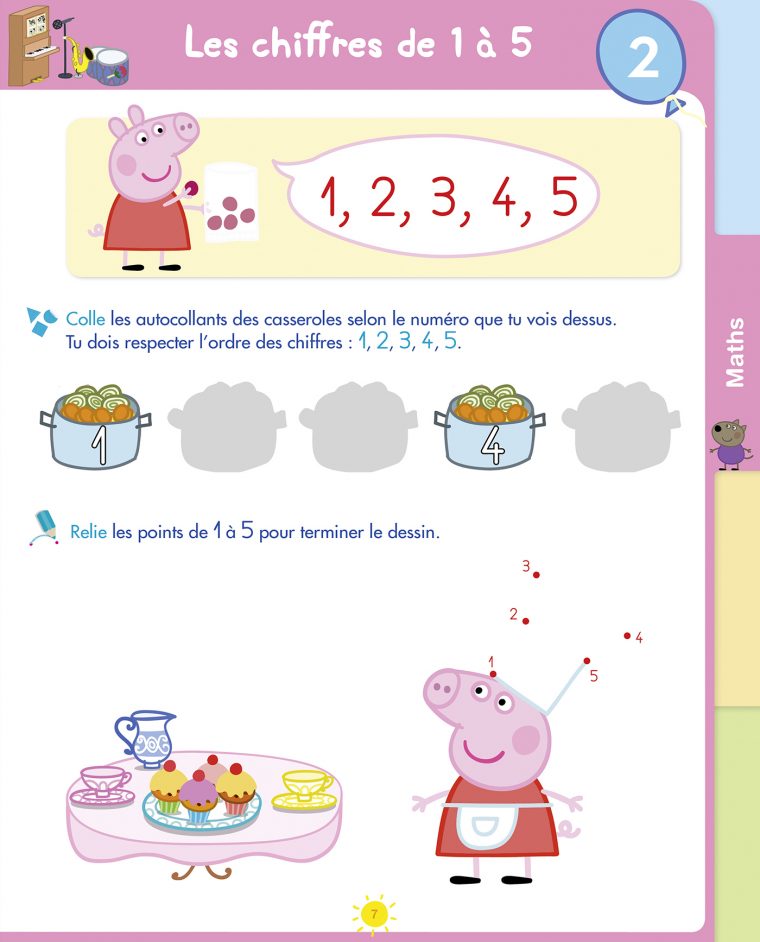 Mon Année Avec Peppa Pig Gs 5/6 Ans | Hachette Education encequiconcerne Exercice 4 Ans