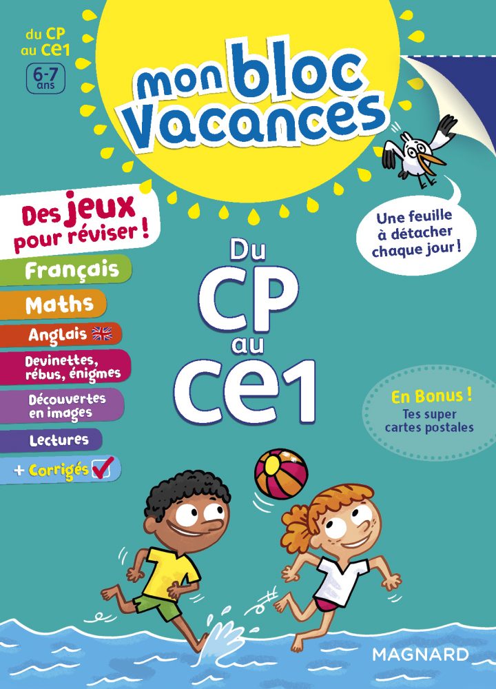 Mon Bloc Vacances Cp-Ce1 | Magnard Parascolaire destiné Jeux Educatif Ce1