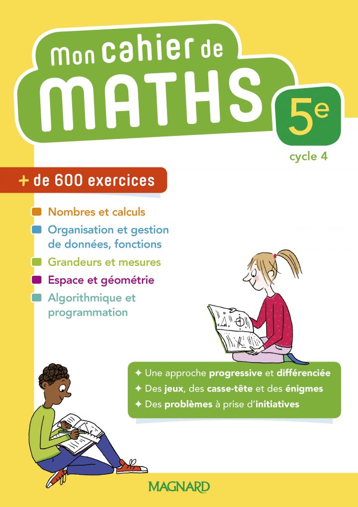 Mon Cahier De Maths 5E (2018) | Magnard Enseignants dedans Jeux De Maths Gratuit