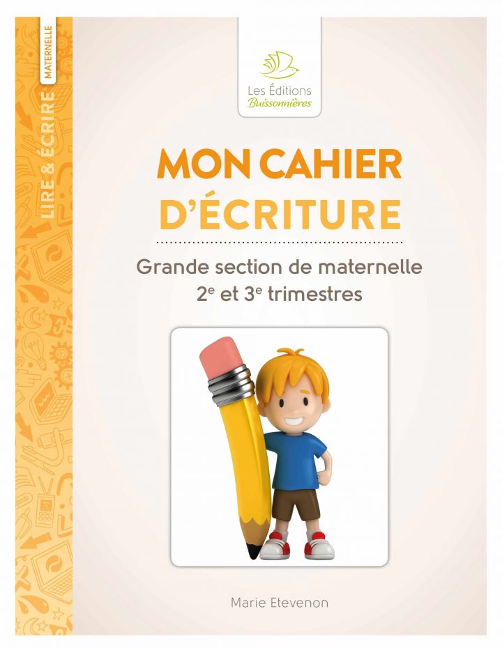 Mon Cahier D'écriture, Grande Section De Maternelle destiné Jeux Maternelle Grande Section