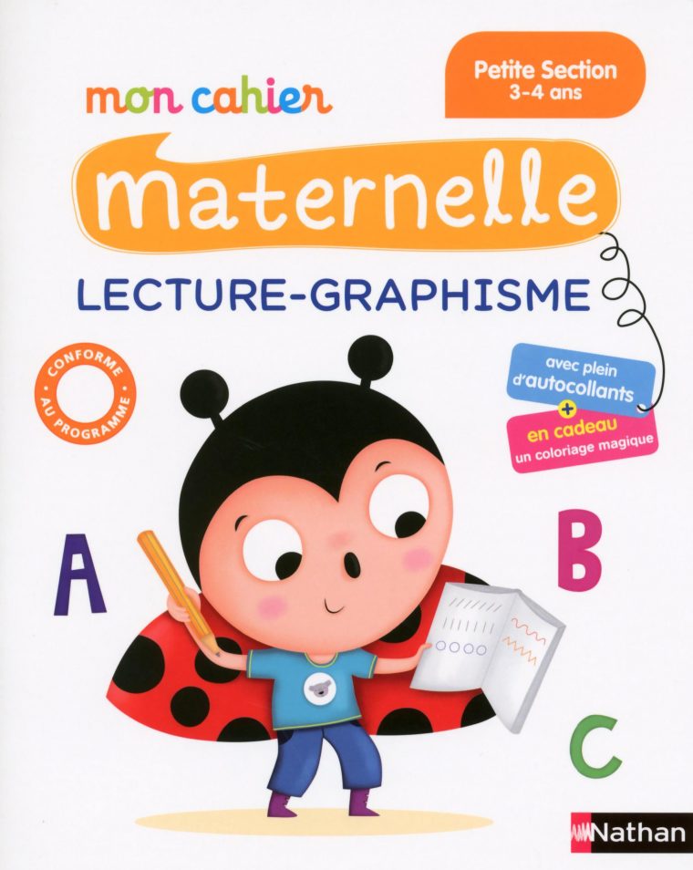 Mon Cahier Maternelle ; Lecture-Graphisme ; Petite Section tout Livre Graphisme Maternelle