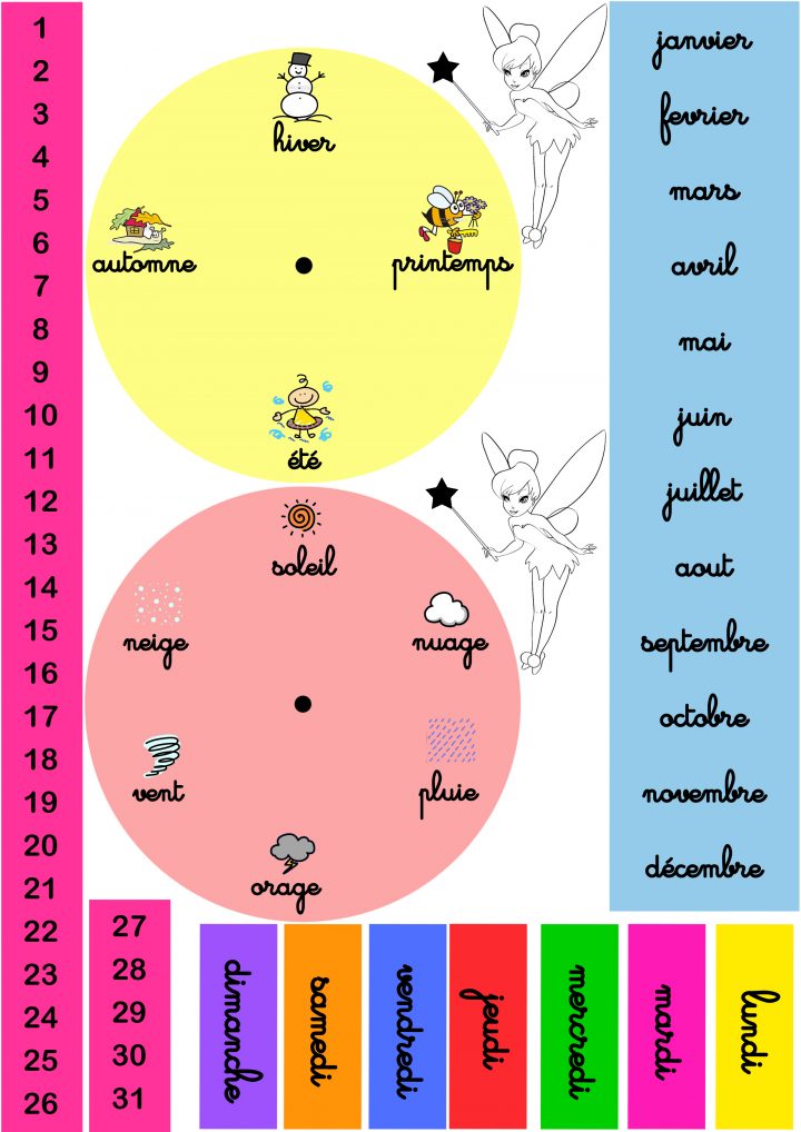 Mon Calendrier | Jouonsensemble avec Calendrier Ludique À Imprimer