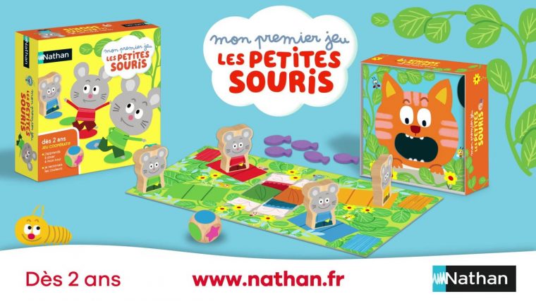 Mon Premier Jeu Les Petites Souris 31305 Nathan Jeux De à Jeux De La Petite Souris