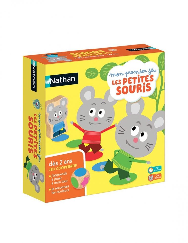 Mon Premier Jeu Les Petites Souris – Jeu Coopératif Nathan – Lapouleapois.fr concernant Jeux Educatif 2 Ans En Ligne Gratuit