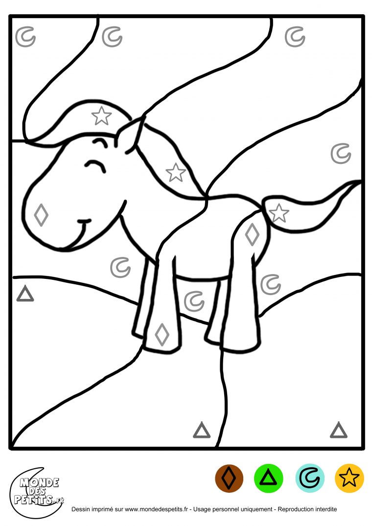 Monde Des Petits – Coloriages À Imprimer dedans Coloriage Magique Petite Section