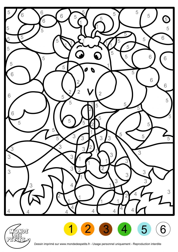 Monde Des Petits – Coloriages À Imprimer intérieur Coloriage Magique 4 Ans