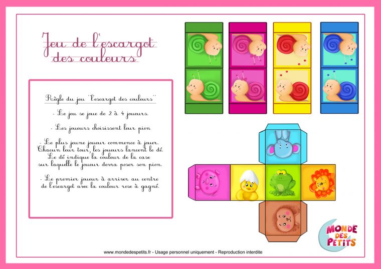 Monde Des Petits – Jeux De Société à Jeux Apprendre Les Couleurs