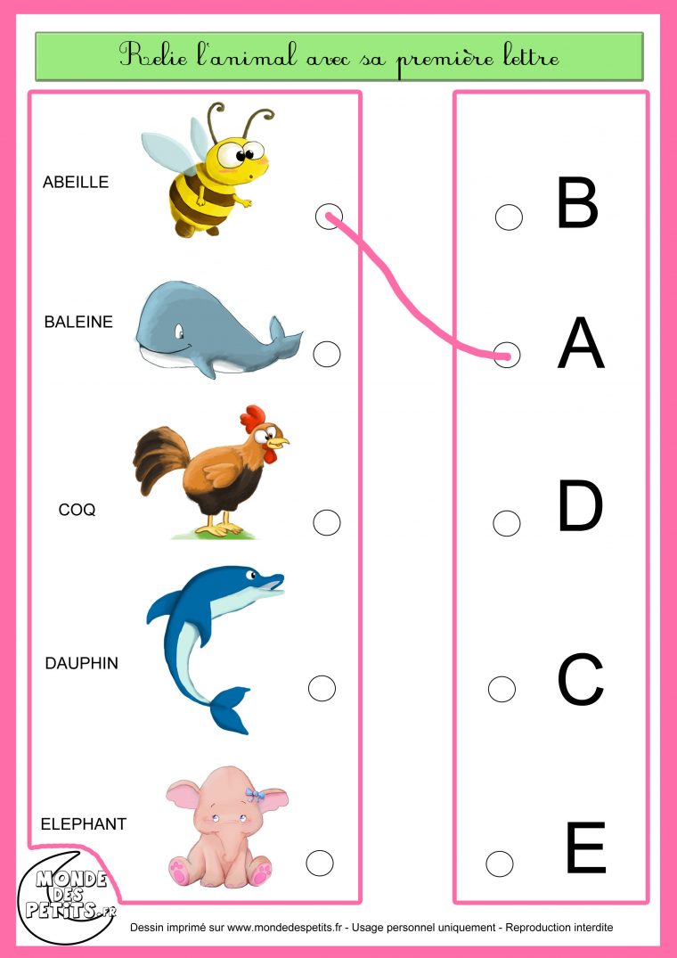 .mondedestitounis.fr Images Exercice Activit%c3%a9 pour J Apprend L Alphabet Maternelle