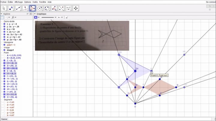 Monplanmaths : Reproduire Au Centre D'une Feuille Quadrillée La Figure Ci  Dessous destiné Reproduire Une Figure