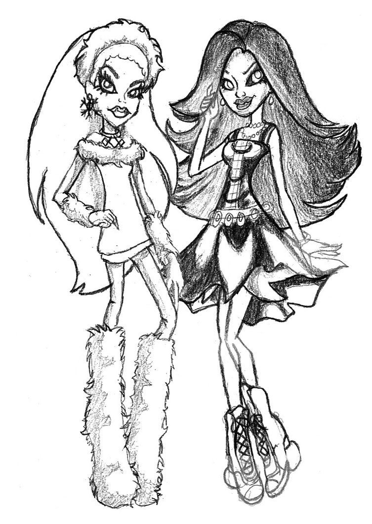 Monster High #113 (Animation Movies) – Printable Coloring Pages concernant Image Monster High A Imprimer 