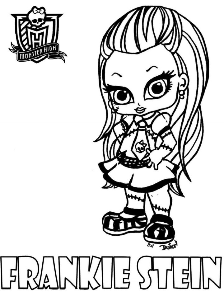 Monster High #57 (Animation Movies) – Printable Coloring Pages intérieur Image Monster High A Imprimer